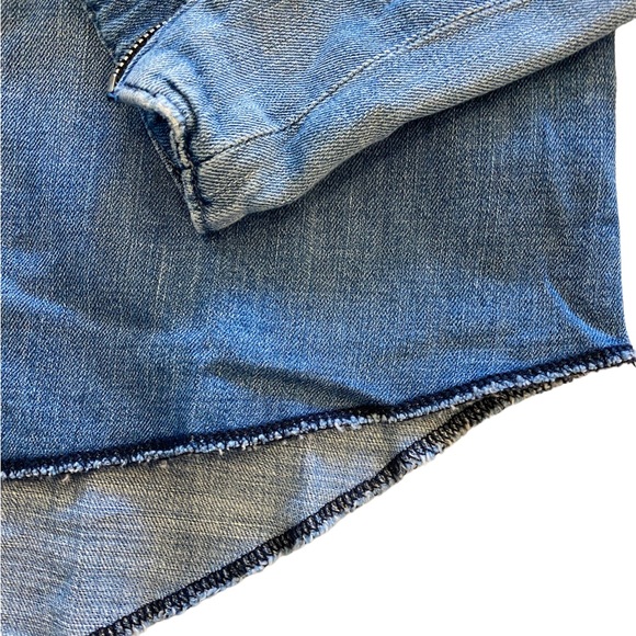 RtA Cybil Button Front Denim Shirt XXS XS M L - Picture 3 of 9